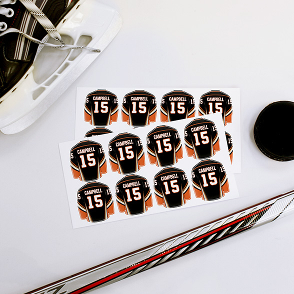 Hockey Jersey Labels