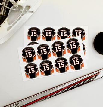 Hockey Jersey Labels